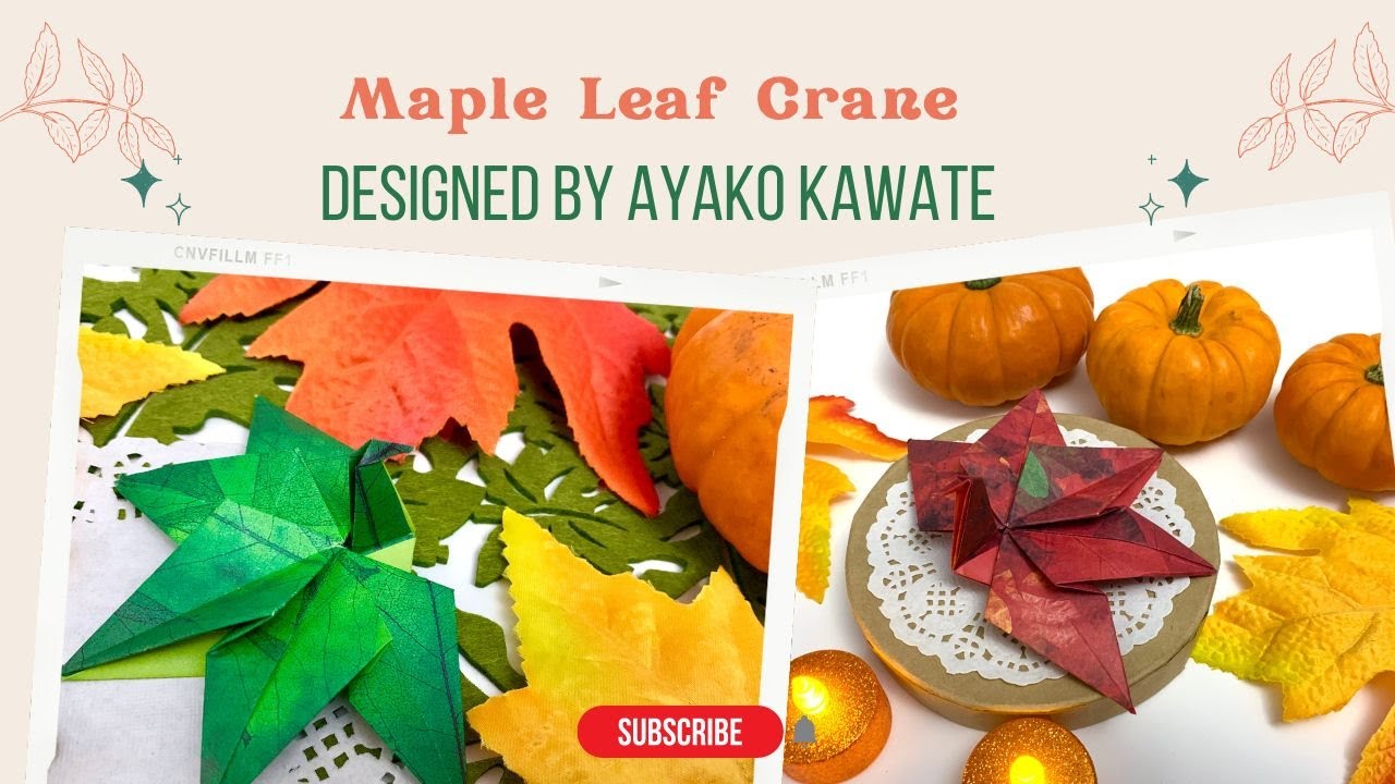 Origami Maniacs 532: Maple Leaf Crane