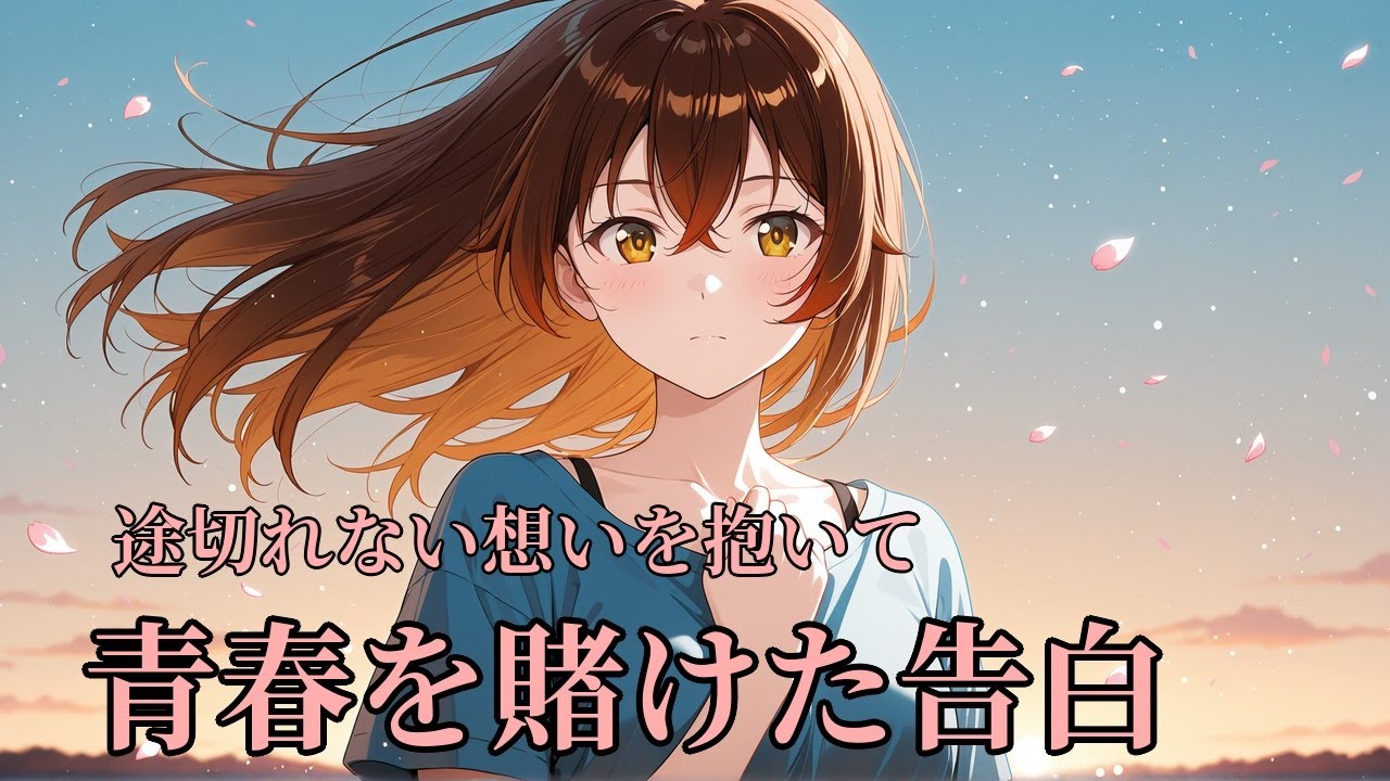 【オリジナル曲】青春を賭けた告白｜歌詞付き（バラード）