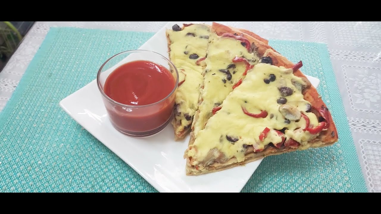 Пицца без теста, муки, глютена, дрожжей и разрыхлителей #otiliadumitrescu #vegan