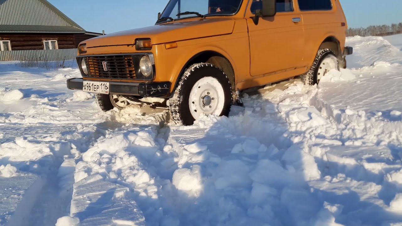 Карбюраторная нива по снегу [КАМА И 511]