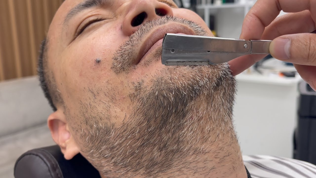 ASMR 🐵 FOR A GOOD SLEEP | SHAVING BEARDS AND DEAD SKIN FOR MAN | SHAVING ASMR EP525