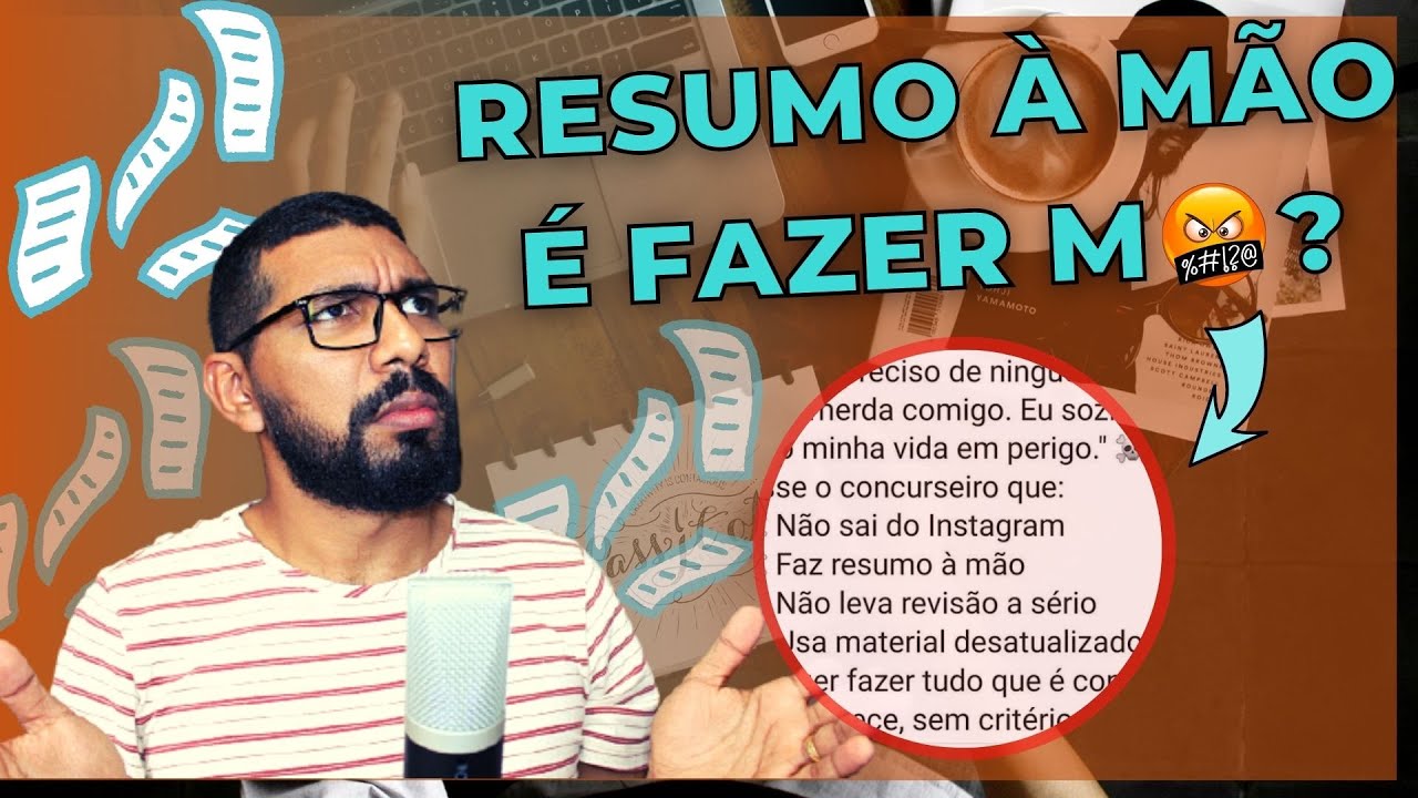 Resumo &agrave; M&atilde;o &eacute; Fazer M🤬? 7 Dicas para Resumos Incr&iacute;veis! // (Publica&ccedil;&atilde;o Estrat&eacute;gia Concursos)