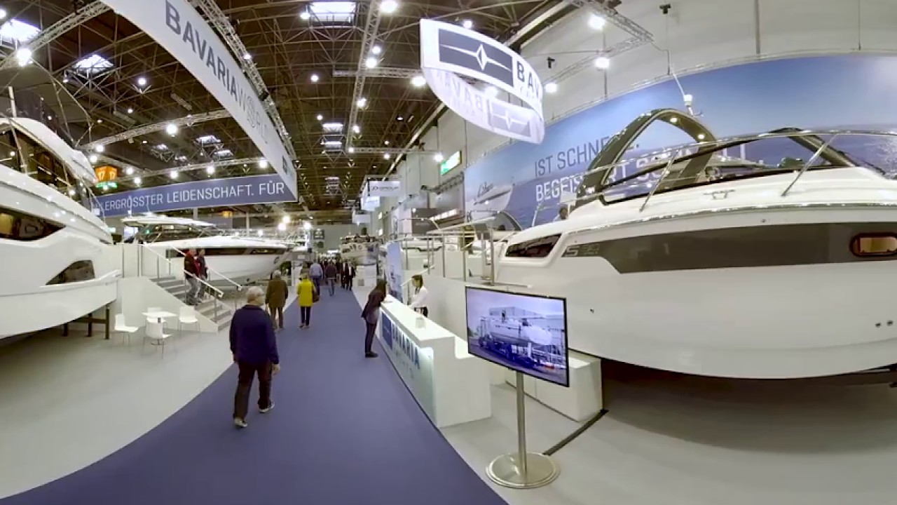 360-up.com | Bavaria Yachtbau  Boot 2018 Duesseldorf 360 Grad Video