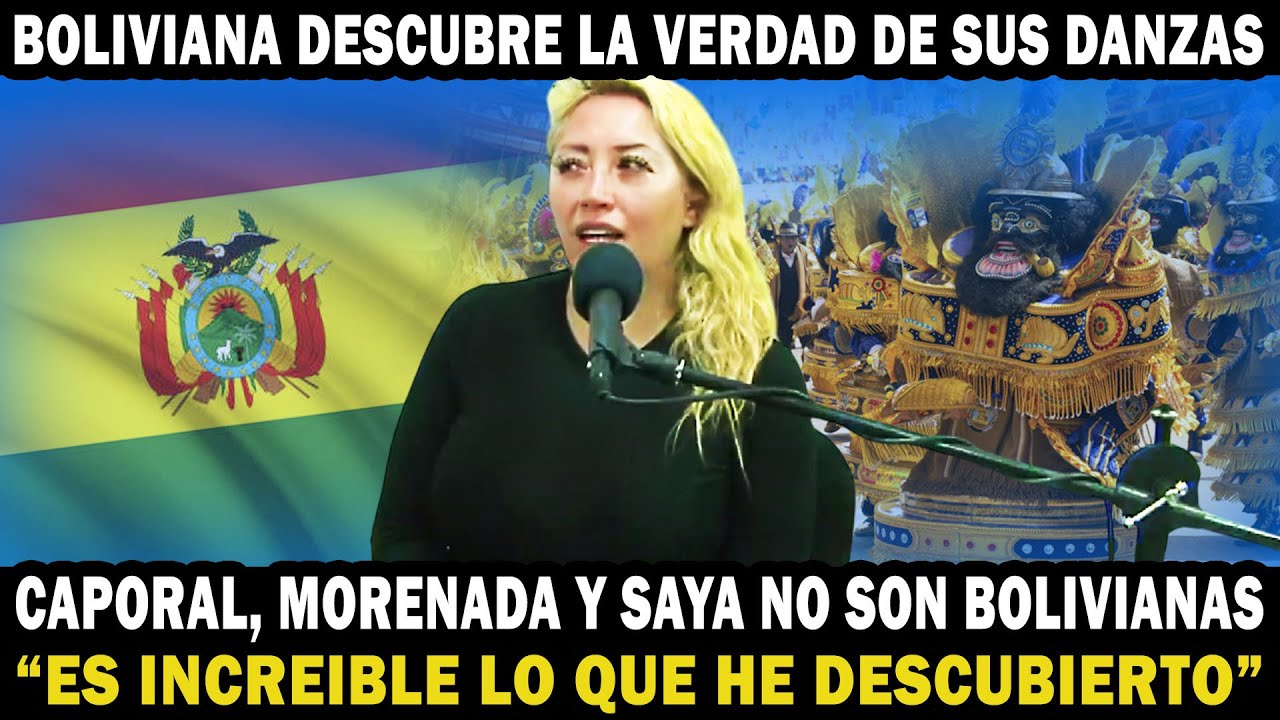 Boliviana descubre la verdad de sus danzas. 