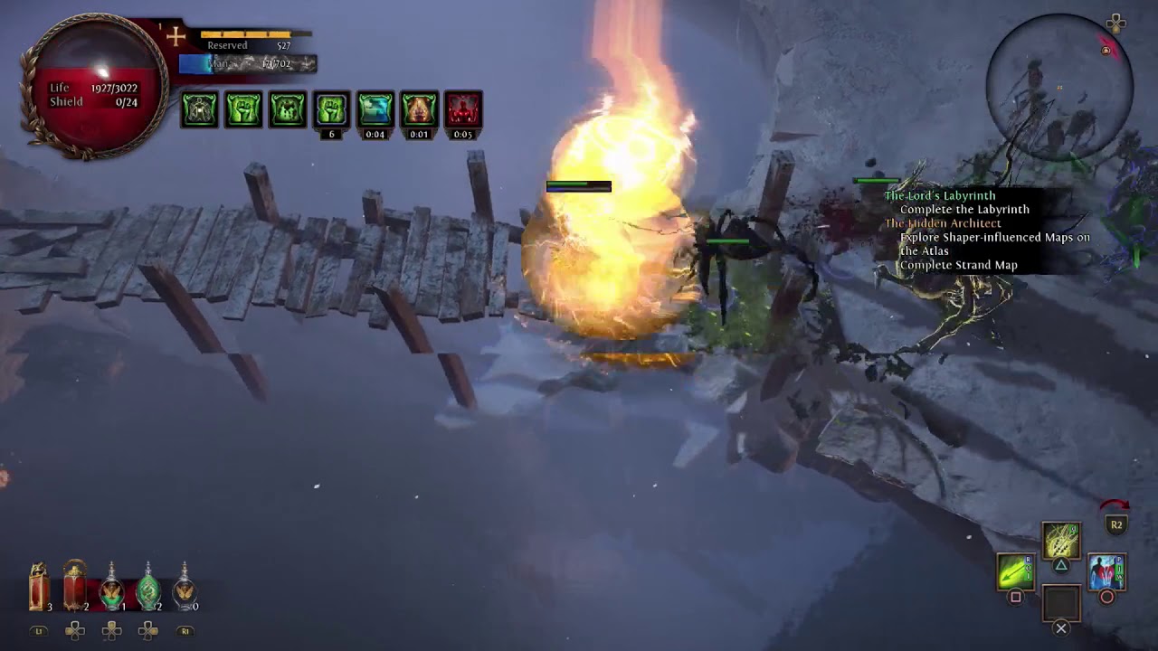 Kamahl Vs. 13FPS Map | Path Of Exile PS4 2019