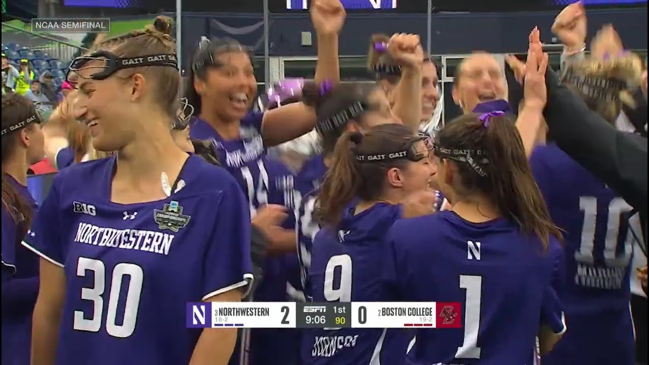 Northwestern vs Boston College NCAA Semi Finals Women's College lacrosse 2025