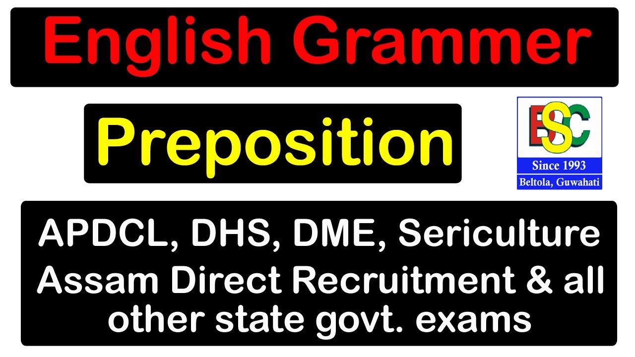 English Grammar | Assam Govt  Exams | APDCL | DHS