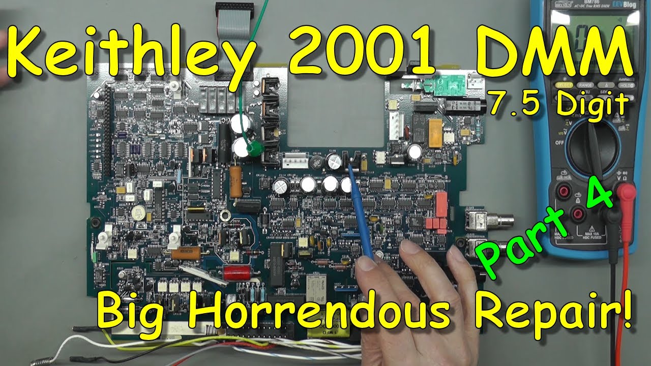 No.090 - Keithley 2001 7.5 digit Multimeter Repair - Part 4