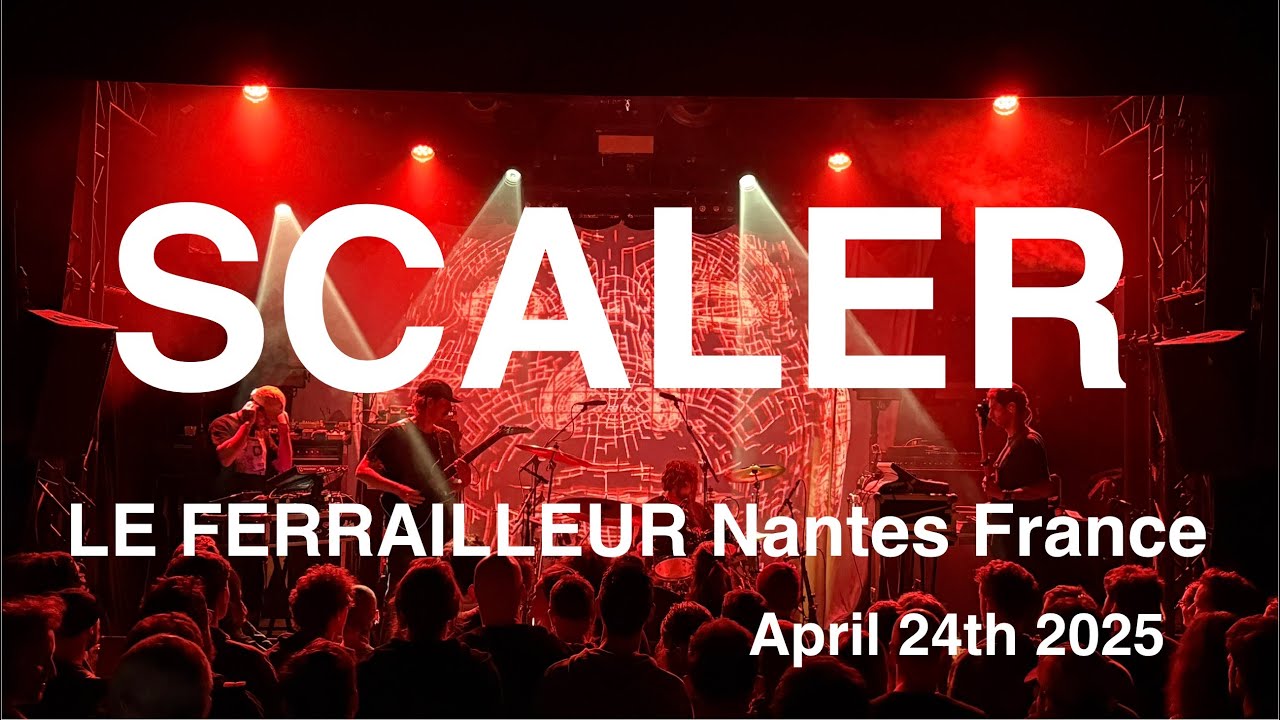 SCALER – Full Live Concert 4K @ Le Ferrailleur, Nantes, France – April 24th, 2025