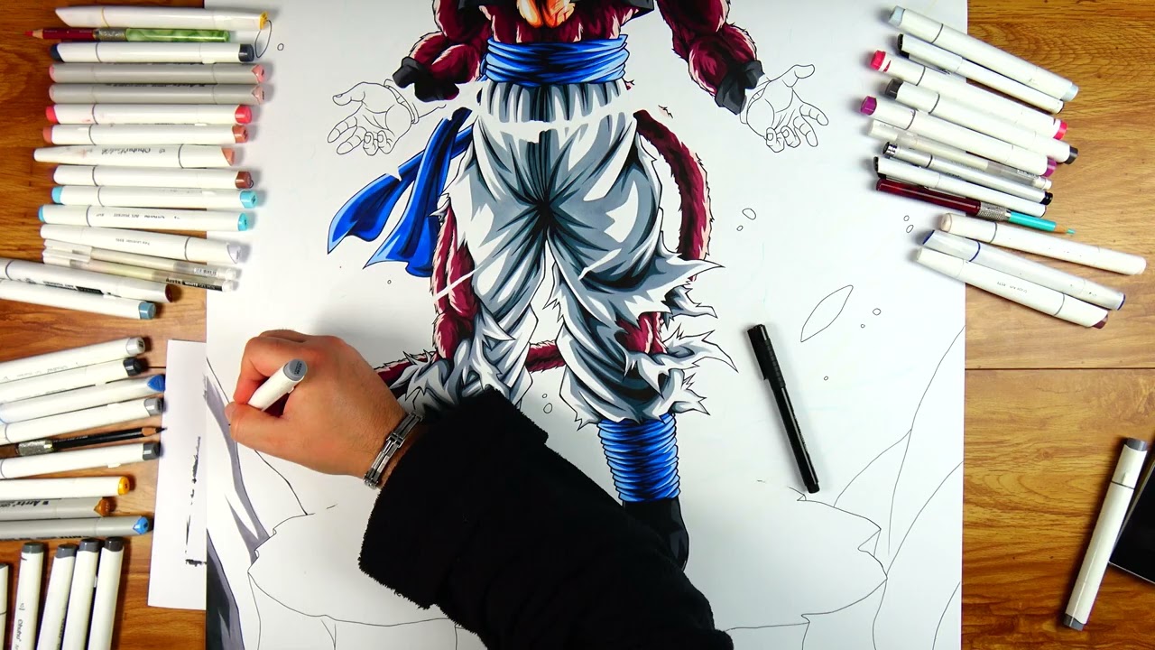 Drawing Aura, Lightning, Sky & Rocks in Real Time - Part 1