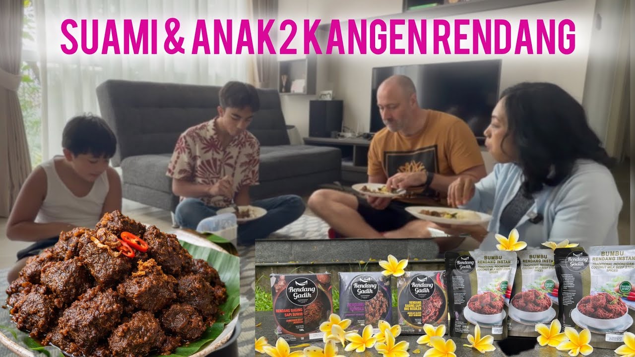 MASAK RENDANG DI RUMAH REQUEST SUAMI & ANAK2