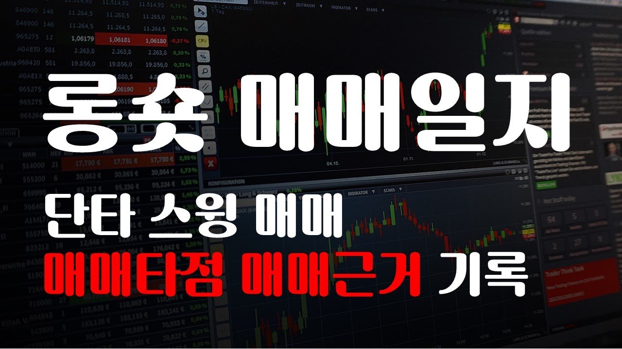 롱쑛 매매 일지, 차트 분석