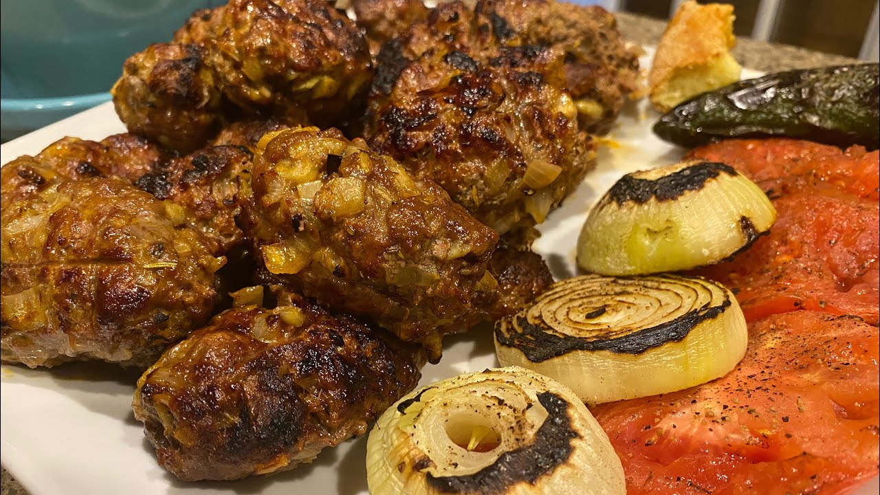 Relaxing home cooking bbq kofta