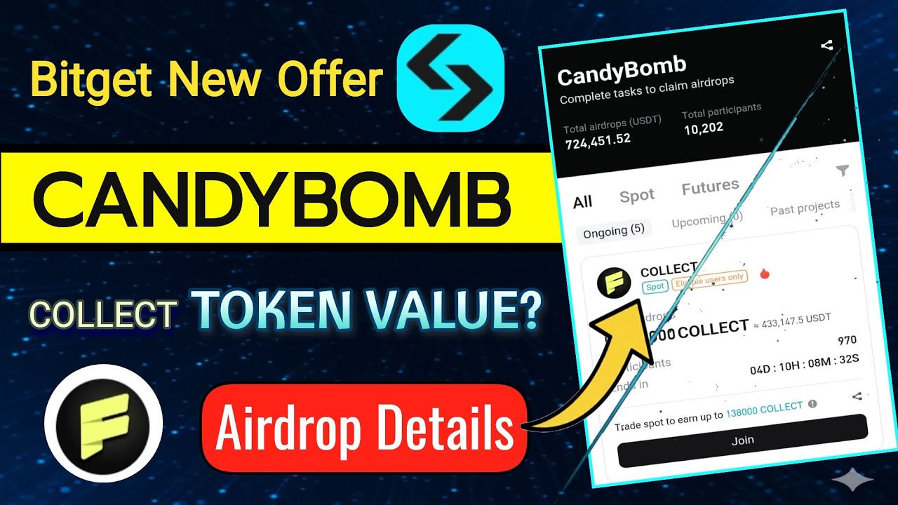 🚀 Bitget CandyBomb Airdrop Guide: Estimate Your Rewards 