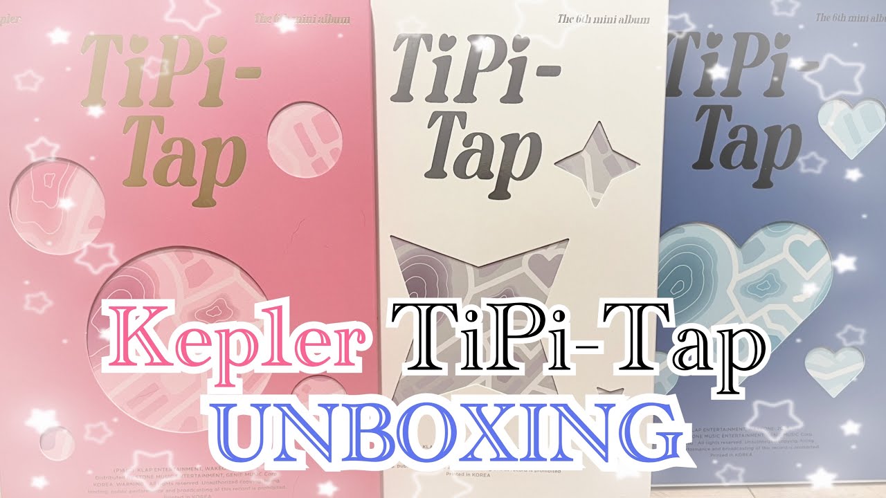 Kep1er「Tipi-Tap」Unboxing / ケプラー新体制カムバック開封動画！/ タワレコお見送り会のレポもしてます / トレカ整理/ ヨンウンちゃん出たかなー？