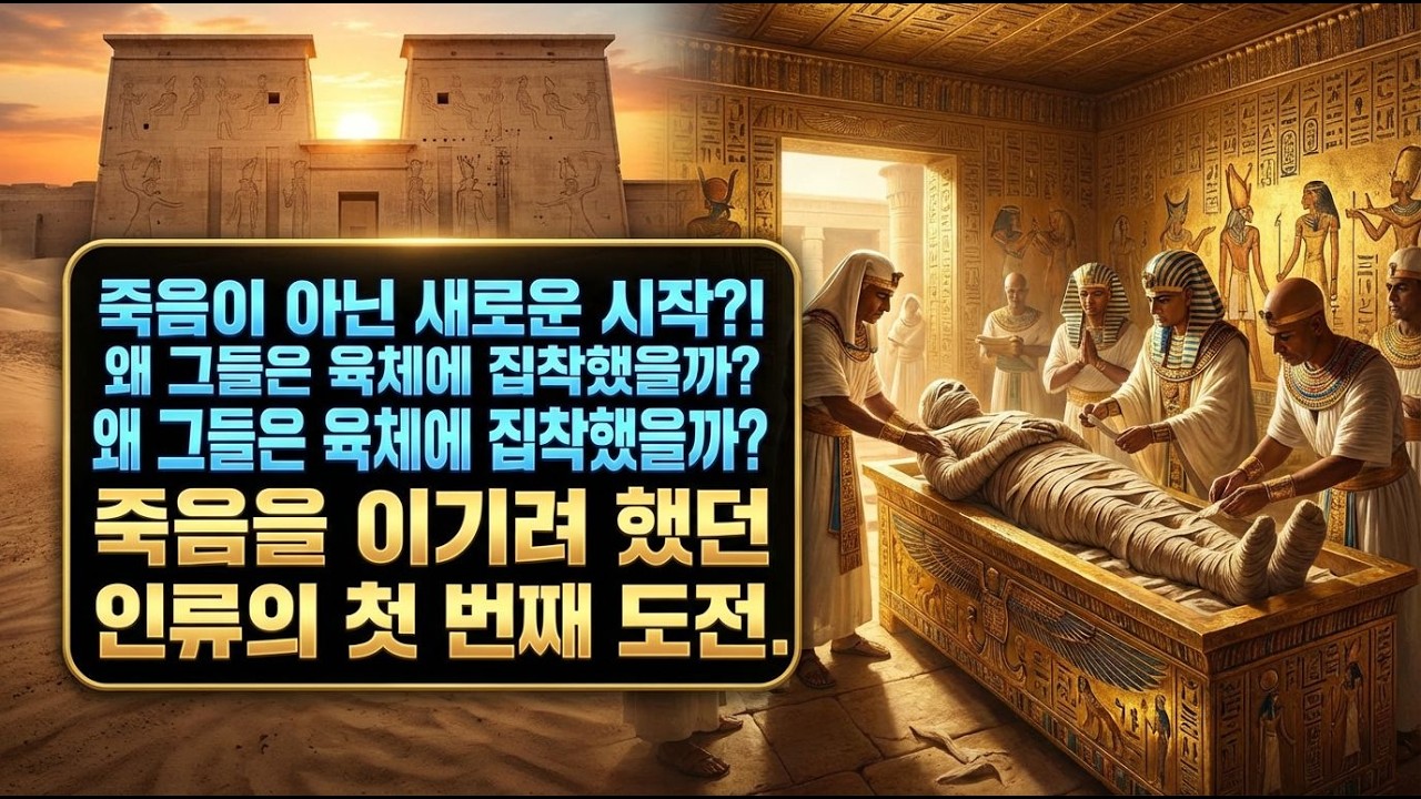 죽음이 끝이 아니라고 믿었던 사람들: 영원을 꿈꾼 이집트인의 기괴하고도 신성한 의식