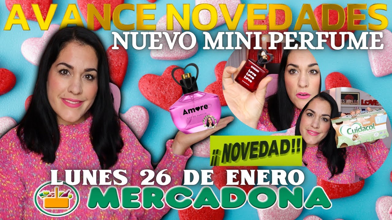 🔥LUNES 26 ENERO🔥AVANCE NOVEDADES MERCADONA❤️SAN VALENTÍN 2026 NUEVO MINI PERFUME💞