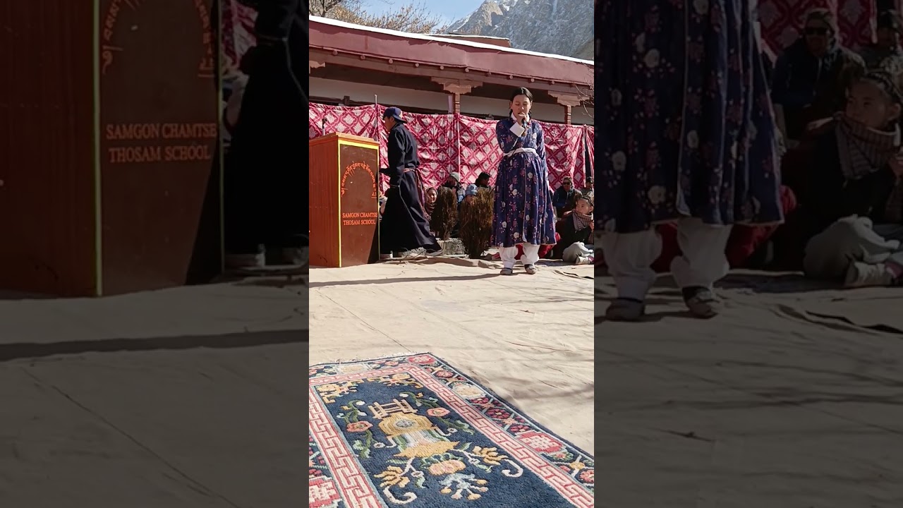 Ladakhi folk song # talented girl # Nubra valley # singer