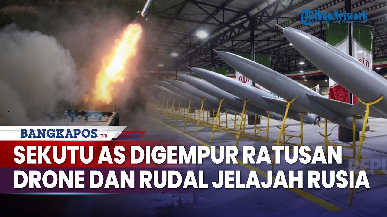 Rusia Gempur Sekutu AS dengan Ratusan Drone dan Rudal Jelajah Tanpa Ampun