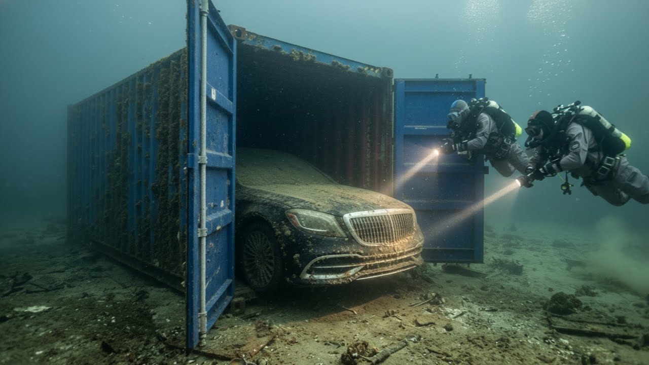Lifting a Lost Mercedes Maybach S450 from the Deep Ocean