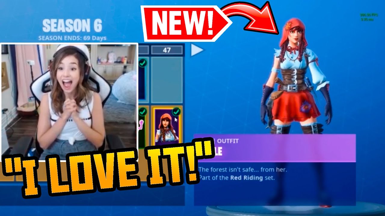 Pokimane Reacts To *NEW* SEASON 6 Battle Pass Level 100 MAX Tier (Fortnite)