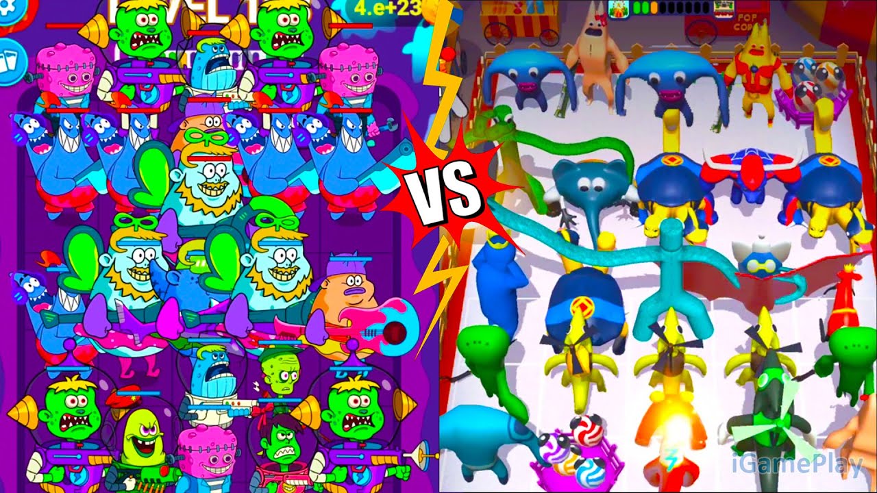 Merge Master Monster Battle VS Merge Color Friends Mods ⭐ Merge Simulator Battles