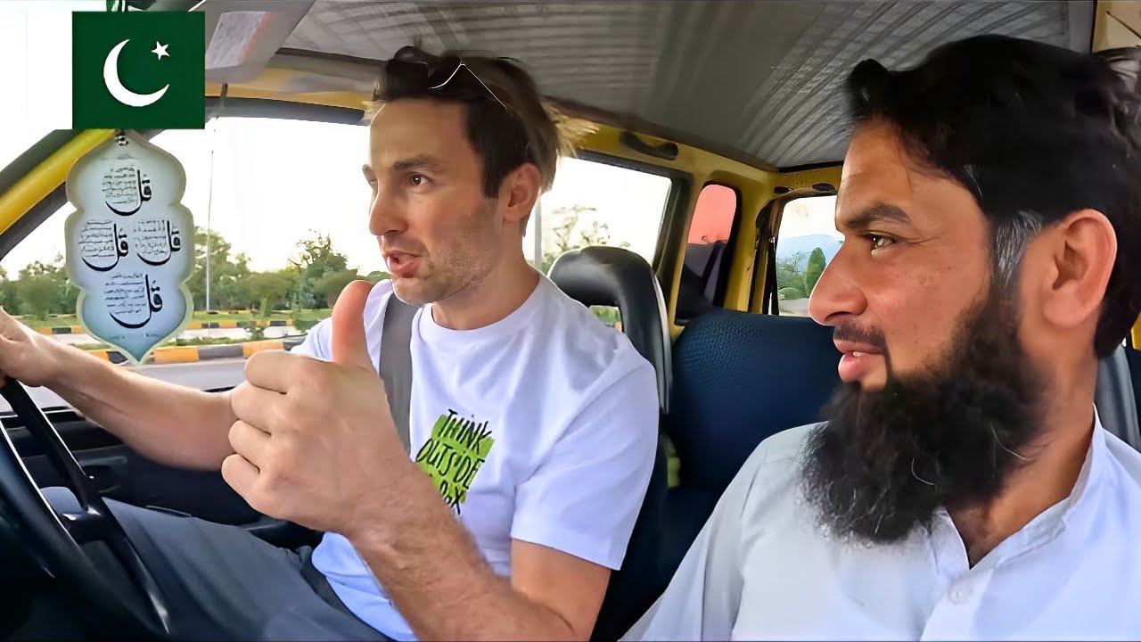 Иностранец за рулем такси в Исламабаде, Пакистан 🇵🇰