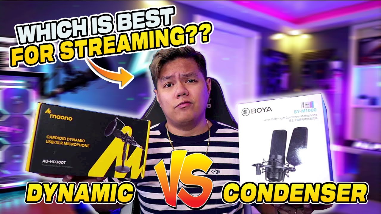 Dynamic VS Condenser Microphones, What's the Difference? Which is Better For Streaming