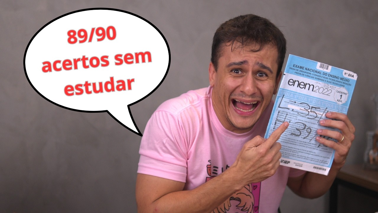 ESTRAT&Eacute;GIA para GABARITAR o 1&deg; DIA DO ENEM (COME&Ccedil;ANDO DO ZERO)