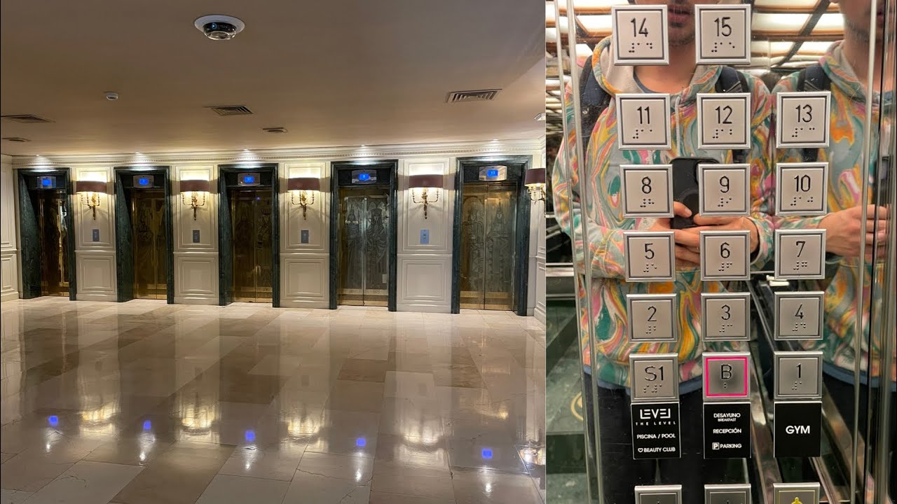 ThyssenKrupp Internal Elevators @ Meliá Castilla Hotel - Madrid, Spain