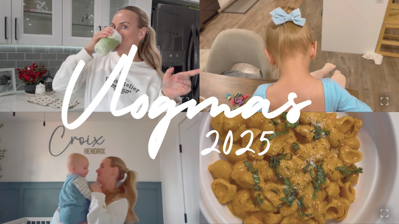Vlogmas 2025| Day 4:Keeping it simple, Peppermint matcha, DWTS finale talk, Bathroom Christmas decor