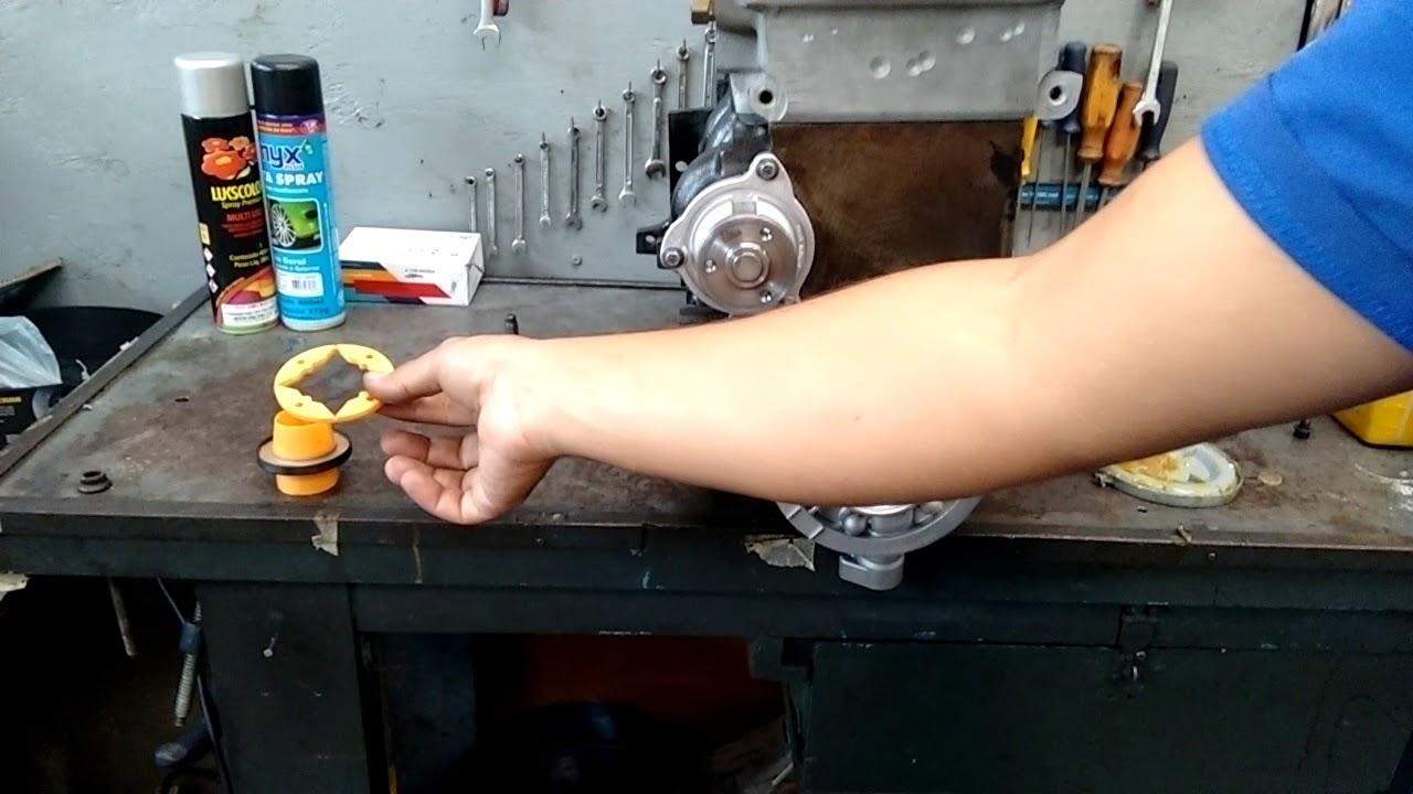 Troca da bomba de óleo motor Zetec Rocam