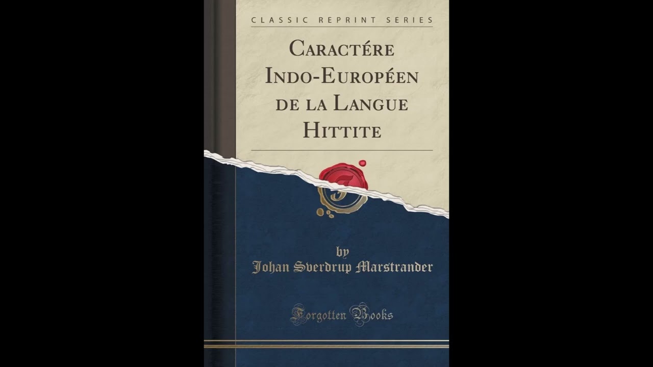 #Indo-European Character of the #Hittite Language