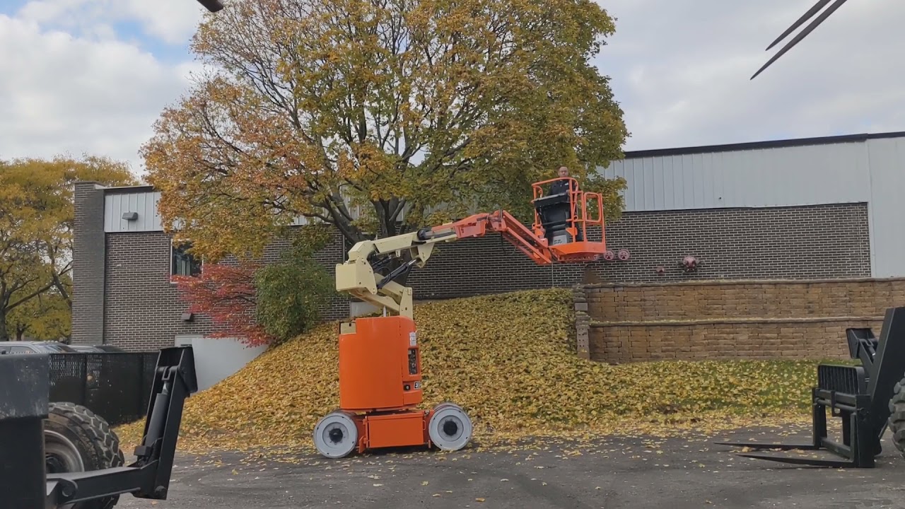 2008 JLG E300AJP 500lb Cushion Electric Articulating JIB Boom Lift STK 10005