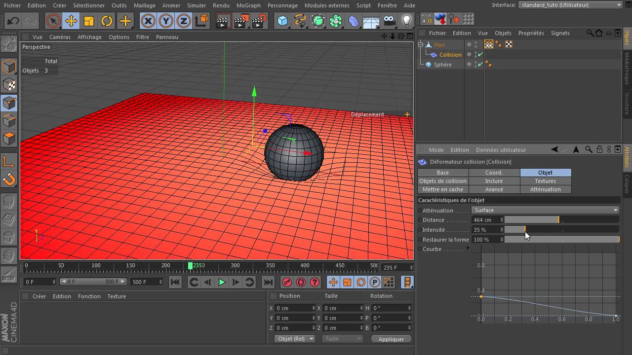 Tutoriel : Le déformateur collision avec des exemples