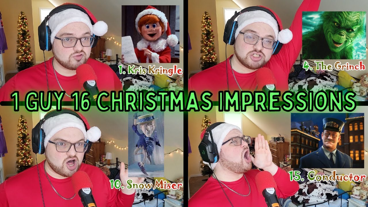1 Guy 16 Christmas Impressions