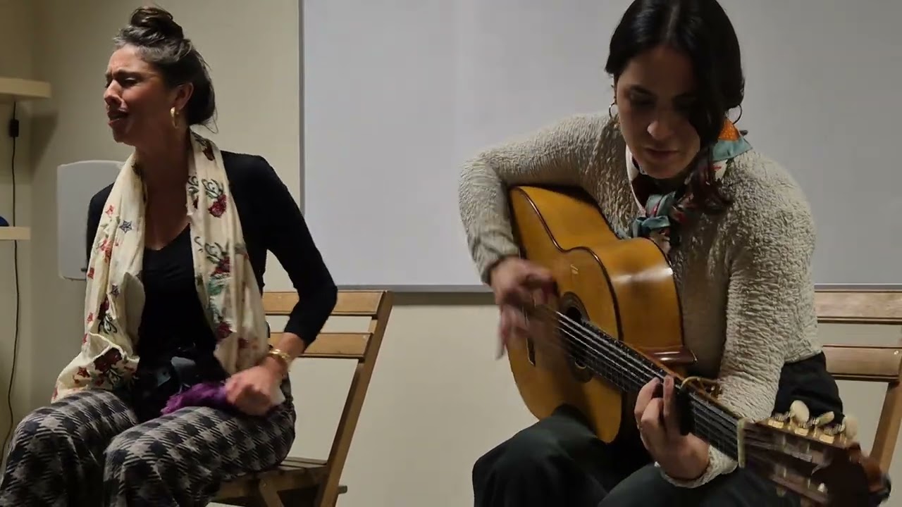 17/01/2026, Bulerías por soleá, Rosa de Algeciras y Carmen García a guitarra, José del Río al compá