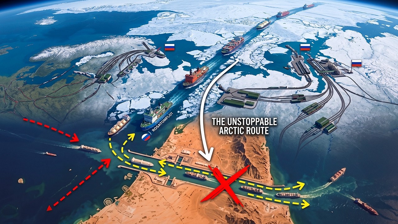 How Russia Built Unstoppable Arctic Route to Bypass the World&rsquo;s Deadliest Chokepoints (Full Process)