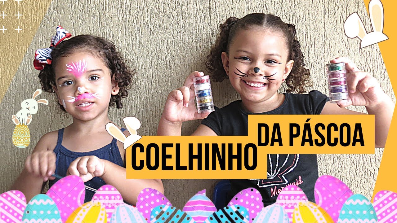 DICA DE PINTURA FACIAL COELHINHO DA PÁSCOA COM LILICE E LELECA!