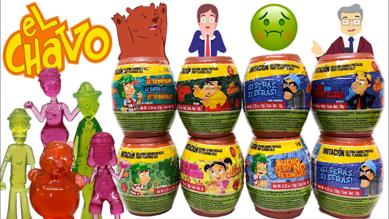 Abrimos los BARRILES Sorpresa del CHAVO ANIMADO | Webo Jellys El Chavo del 8 - TOY SHOTS (2024)