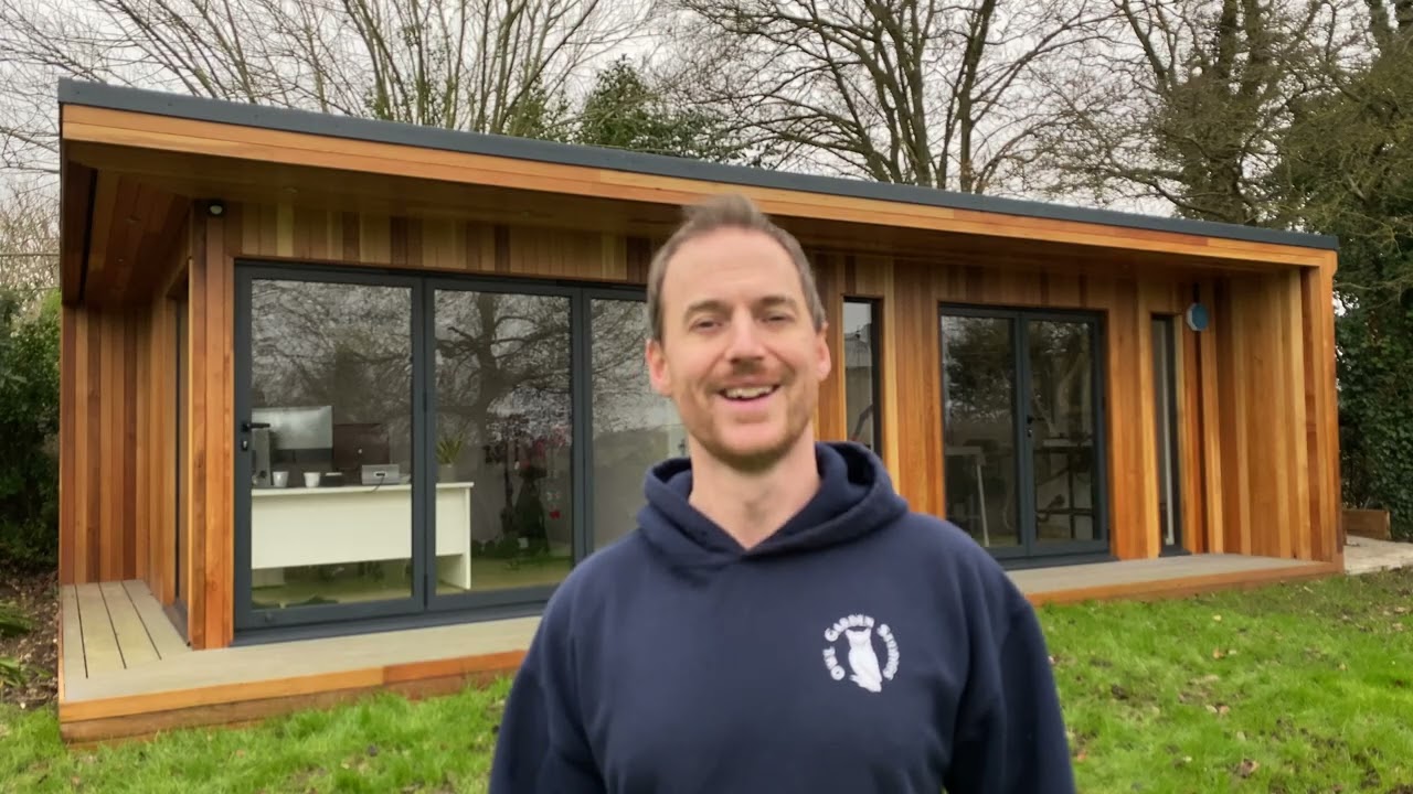 Walkthrough Of An 8m Wide Home Office Garden Studio & Workshop