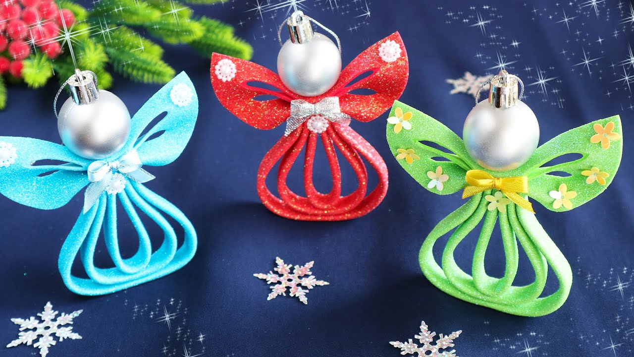 2 DIY 😇 Christmas Angels 😇 Рождественские Ангелочки