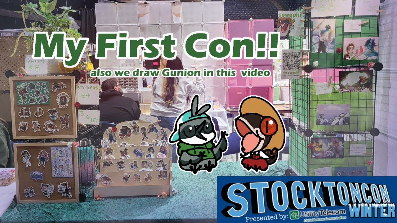 My First Artist Alley at StocktonCon & Reflections
