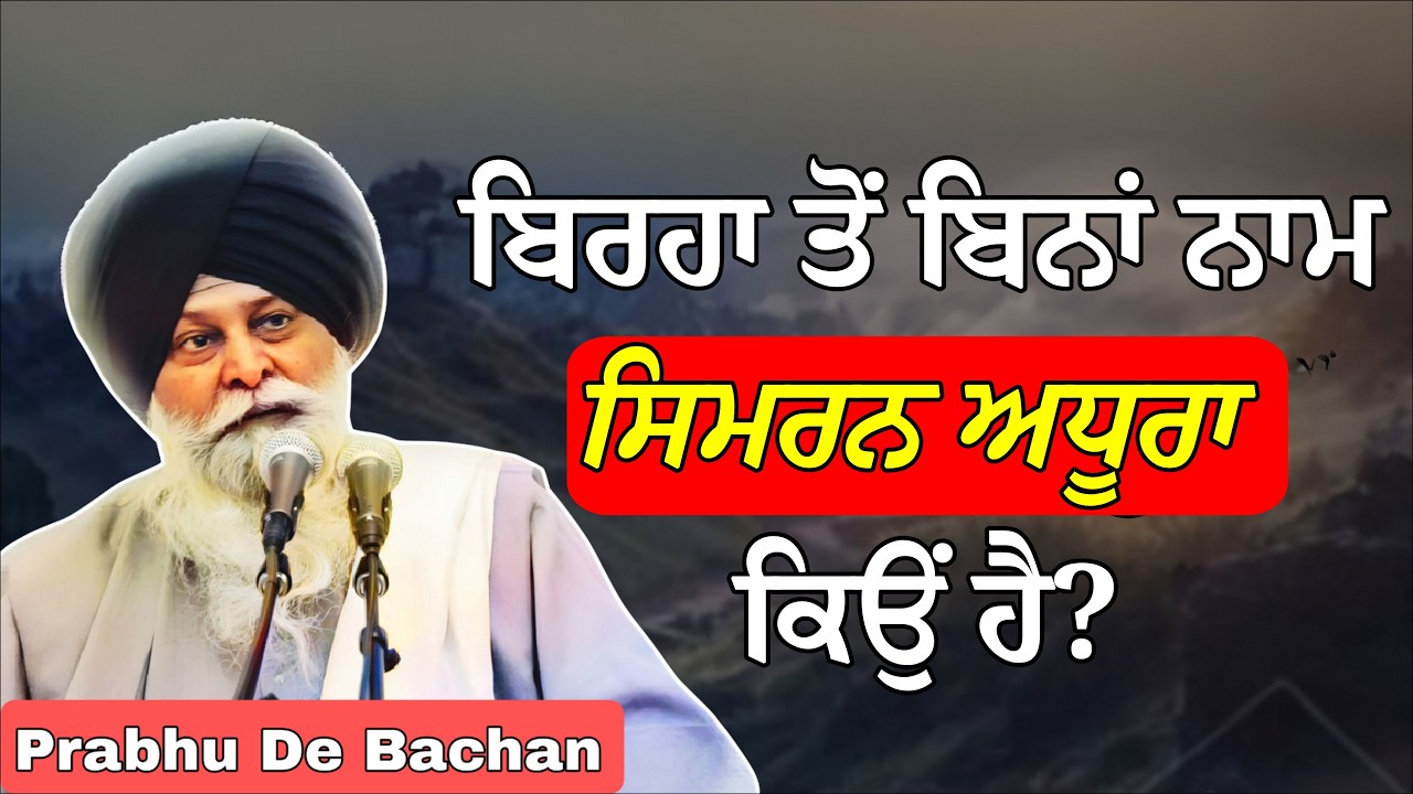 ਆਤਮਾ ਦਾ ਸਭ ਤੋਂ ਵੱਡਾ ਦੁੱਖ ਕੀ ਹੈ? ਰੱਬ ਤੋਂ ਵਿਛੋੜੇ ਦੀ ਕਥਾ | Giani Sant Singh Ji Maskeen Katha #gurbani