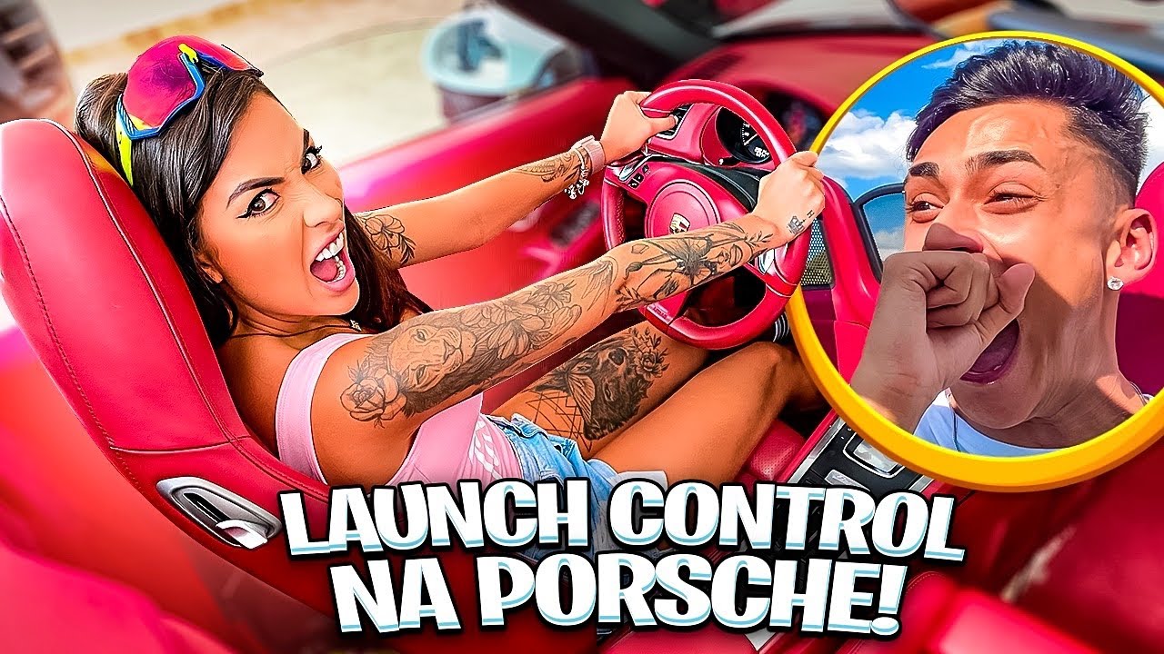 TESTEI O CONTROLE DE LARGADA DA MINHA PORSCHE E IMPRESSIONEI MEU CRUSH!!!