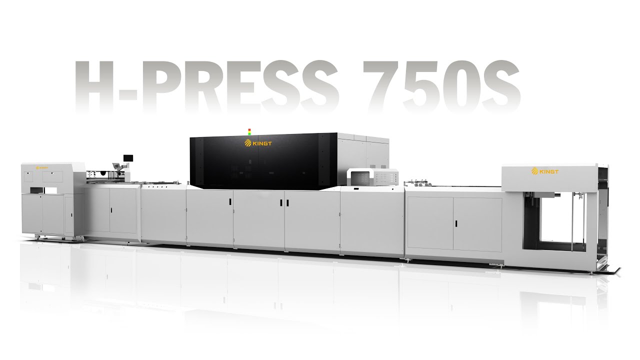 The KGT H-press, a sheet-fed digital press, made its world debut at drupa 2024 in Germany #sheetfed