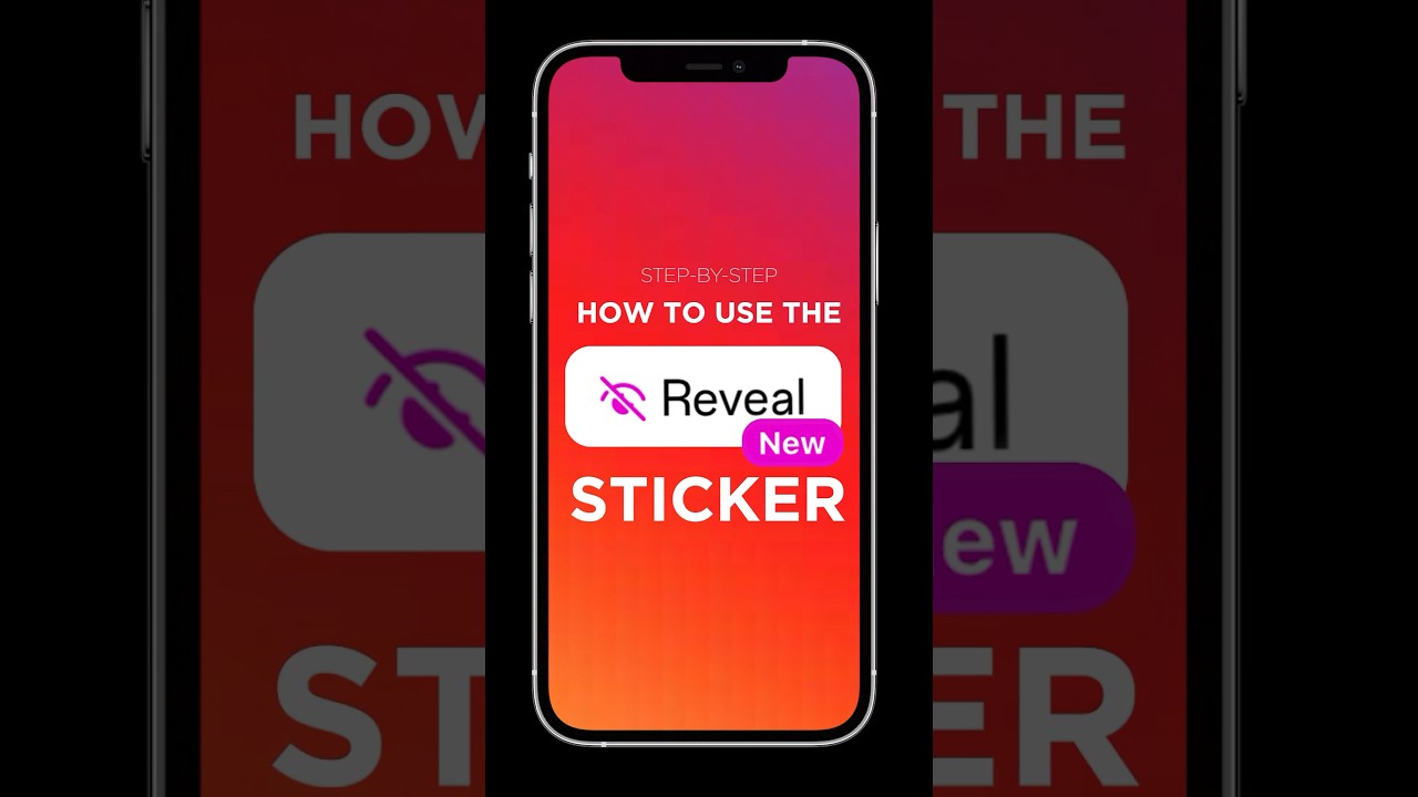 📱Как использовать наклейку Reveal Instagram и повысить вовлеченность 📈