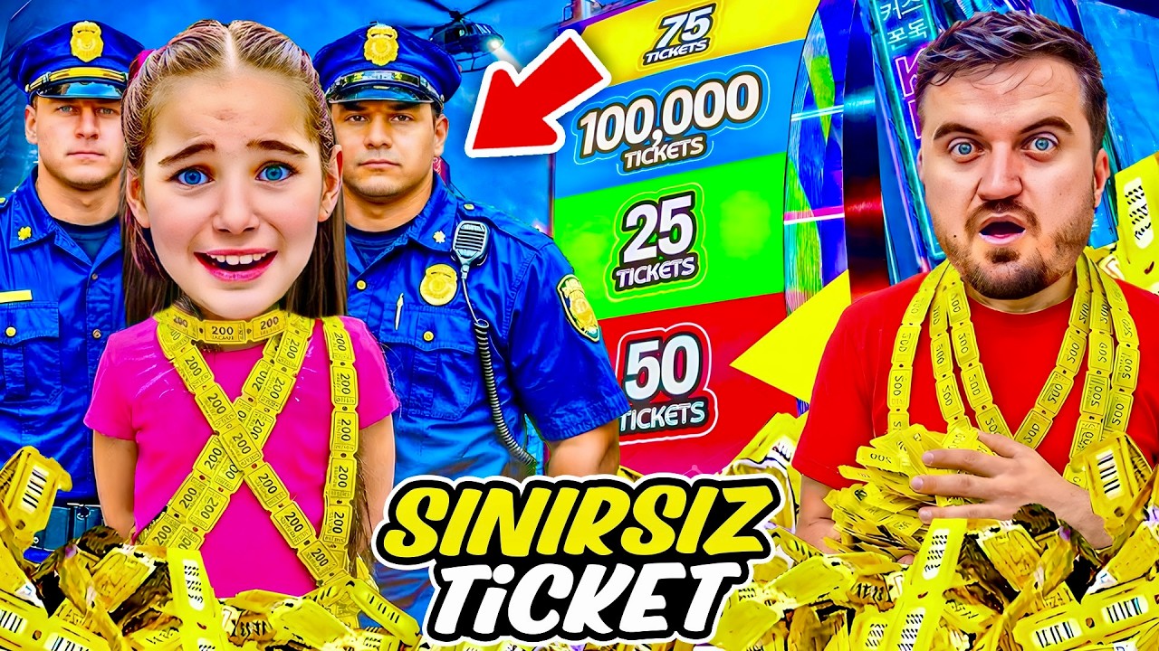 ELİF SİNEM EN ÇOK TİCKET TOPLAYAN KAZANIR !! REKOR KIRDI GÜVENLİK YAKALADI !! 