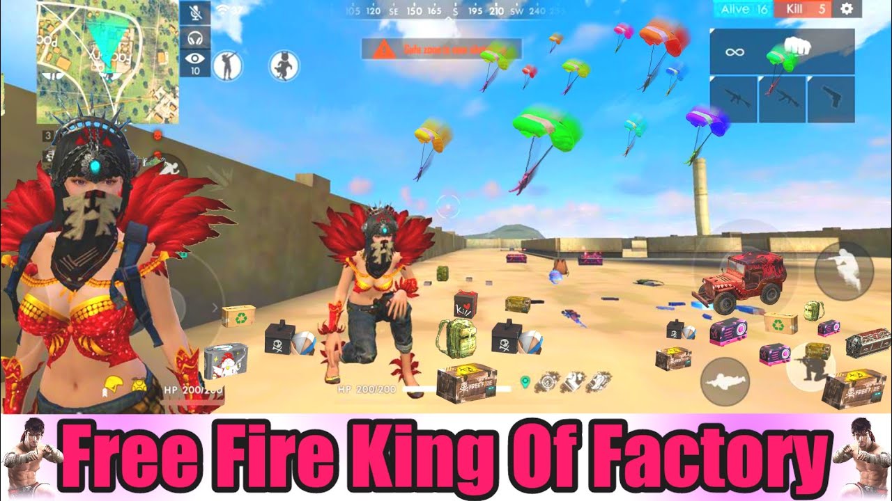 Free Fire Fist Fight - Factory Ke Upar Custom Room 22 | #FreeFire