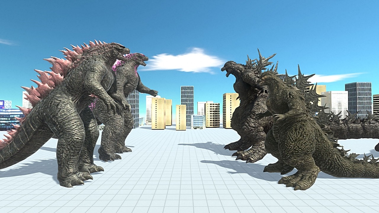 Old & New Godzilla Tournament - Animal Revolt Battle Simulator | ARBS